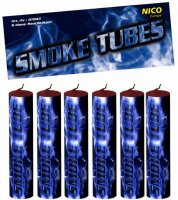 Smoke Tubes blau, 6er Btl.