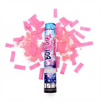 Gender Reveal Confetti & Smoke PINK