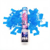 Gender Reveal Confetti & Smoke BLUE
