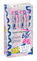 Confetti shooter - Gender reveal - Blue