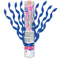 Confetti shooter - Gender reveal - Blue
