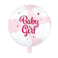Folienballon rund – Baby Girl