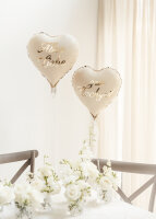 Folienballons Herzen Alles Liebe zur Hochzeit"