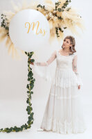 Ballon 1m, Mrs, weiß