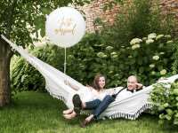 Ballon 1m, Just Married, weiß