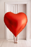 Folienballon XXL Herz, rot