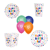 Geburtstagsset - Happy Birthday -