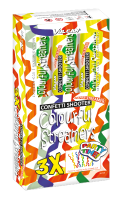 Confetti shooter - Colourful streamers