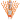 Confetti shooter - Orange streamers